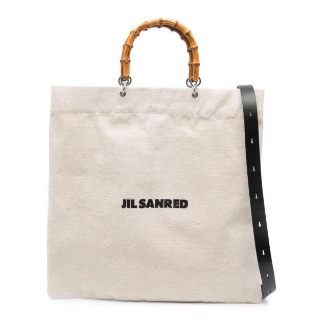 極美品 JIL SANDER ジルサンダー 2way バンブー ハンドバッグ JIL SANDER ジルサンダー バンブー 2way トートバッグ ショルダー